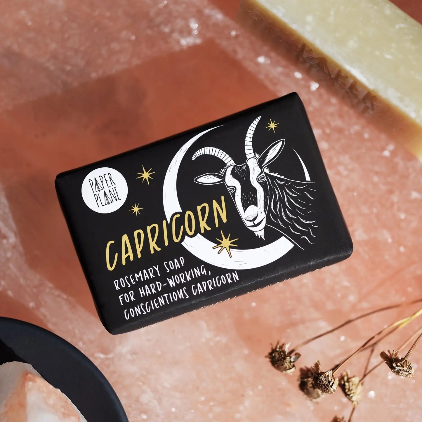 Capricorn Star Sign Zodiac Bar - Natural and Vegan Horoscope Soap Paper Plane
