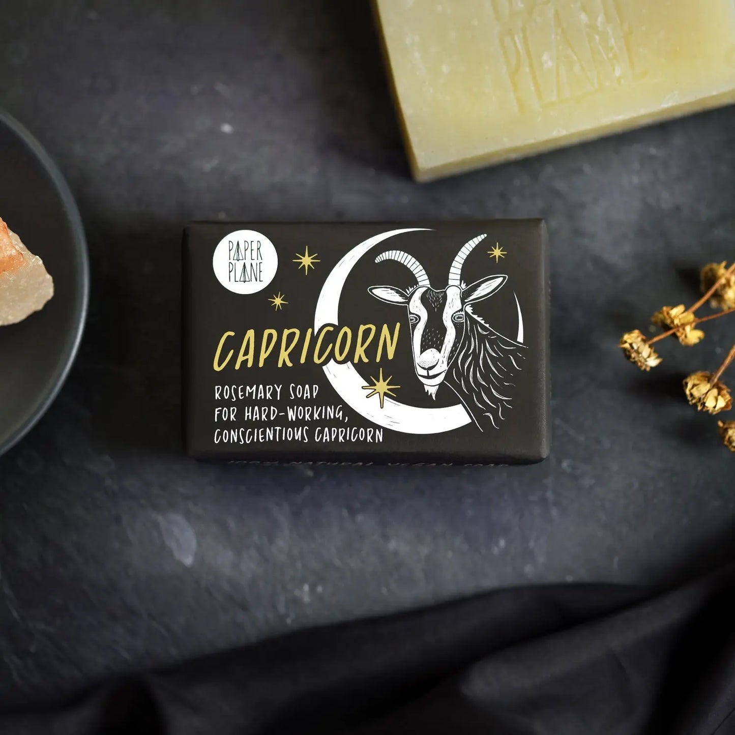 Capricorn Star Sign Zodiac Bar - Natural and Vegan Horoscope Soap Paper Plane