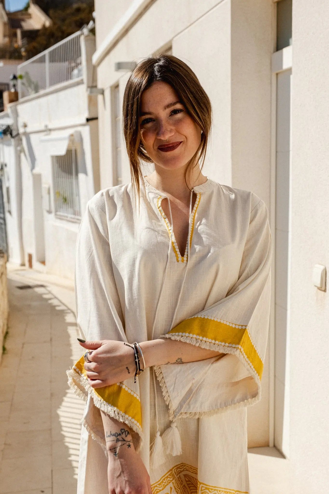 Cara Petal print Tunic Naree Clothing