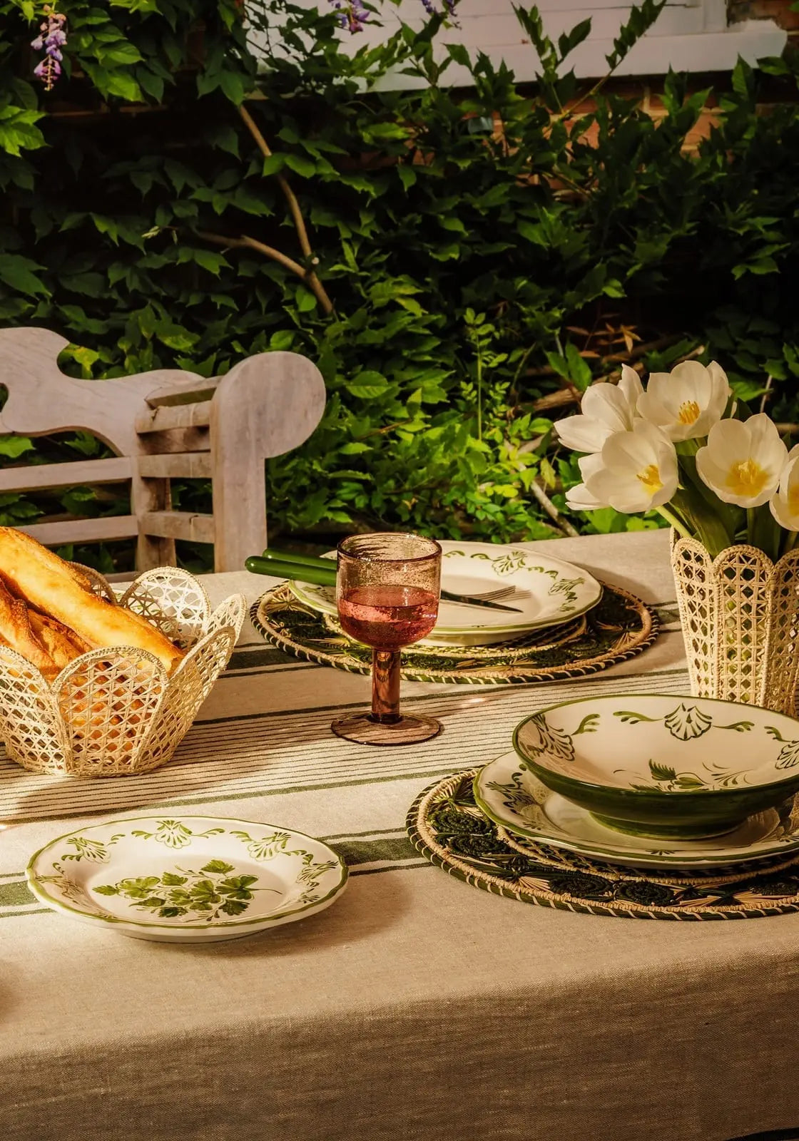 Cara Shell Side Plate, Green Casa by Josephine Jenno