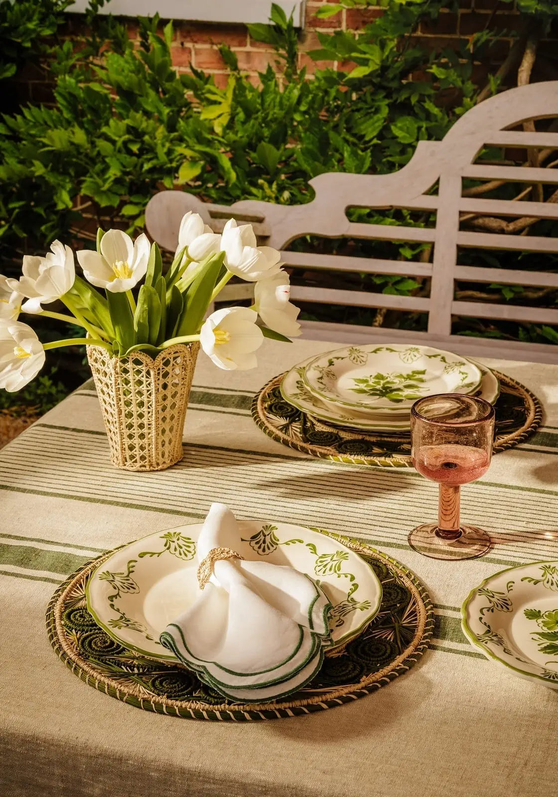 Cara Shell Side Plate, Green Casa by Josephine Jenno