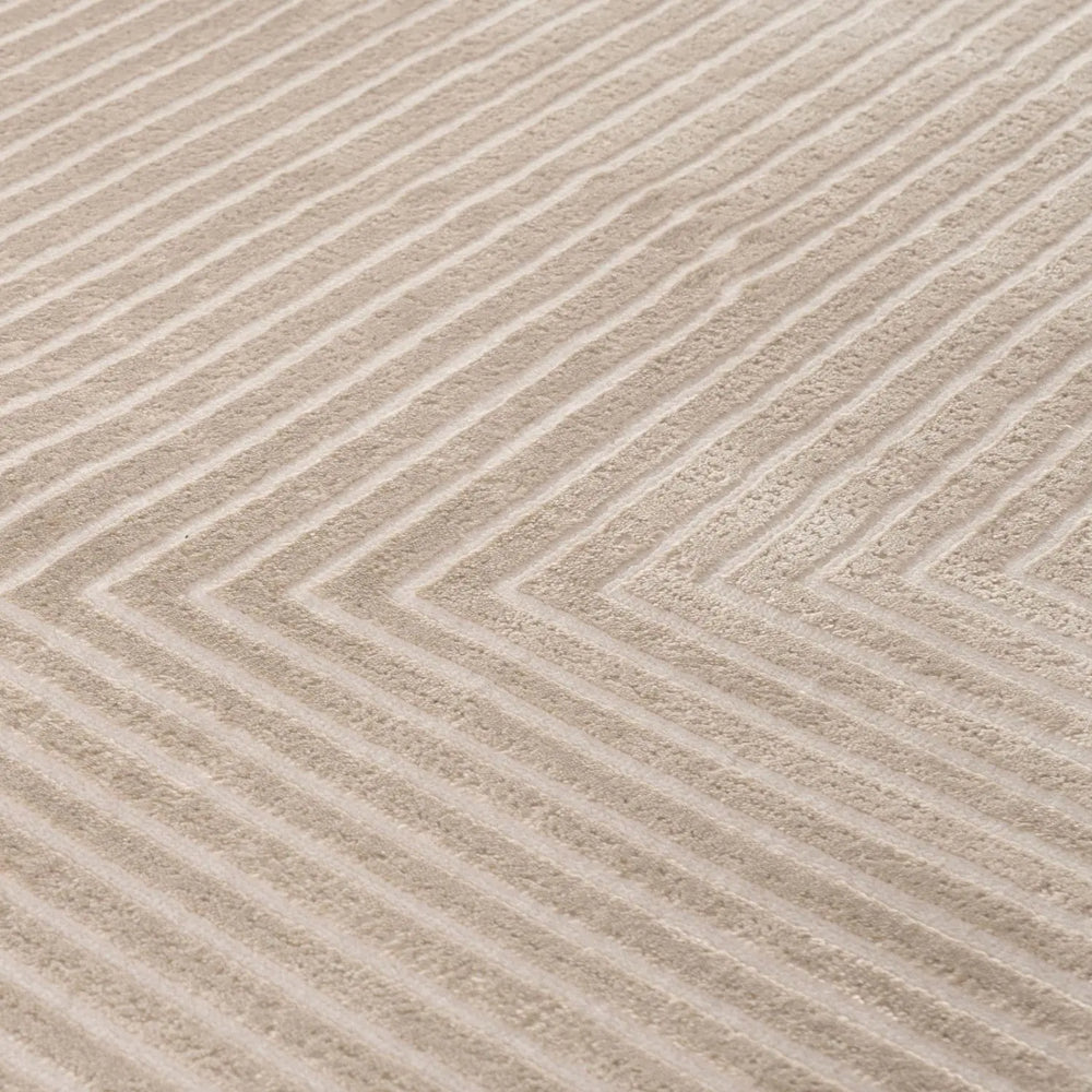 Carmel Beige-Cream Geometric Rug | 6050 The Rugs