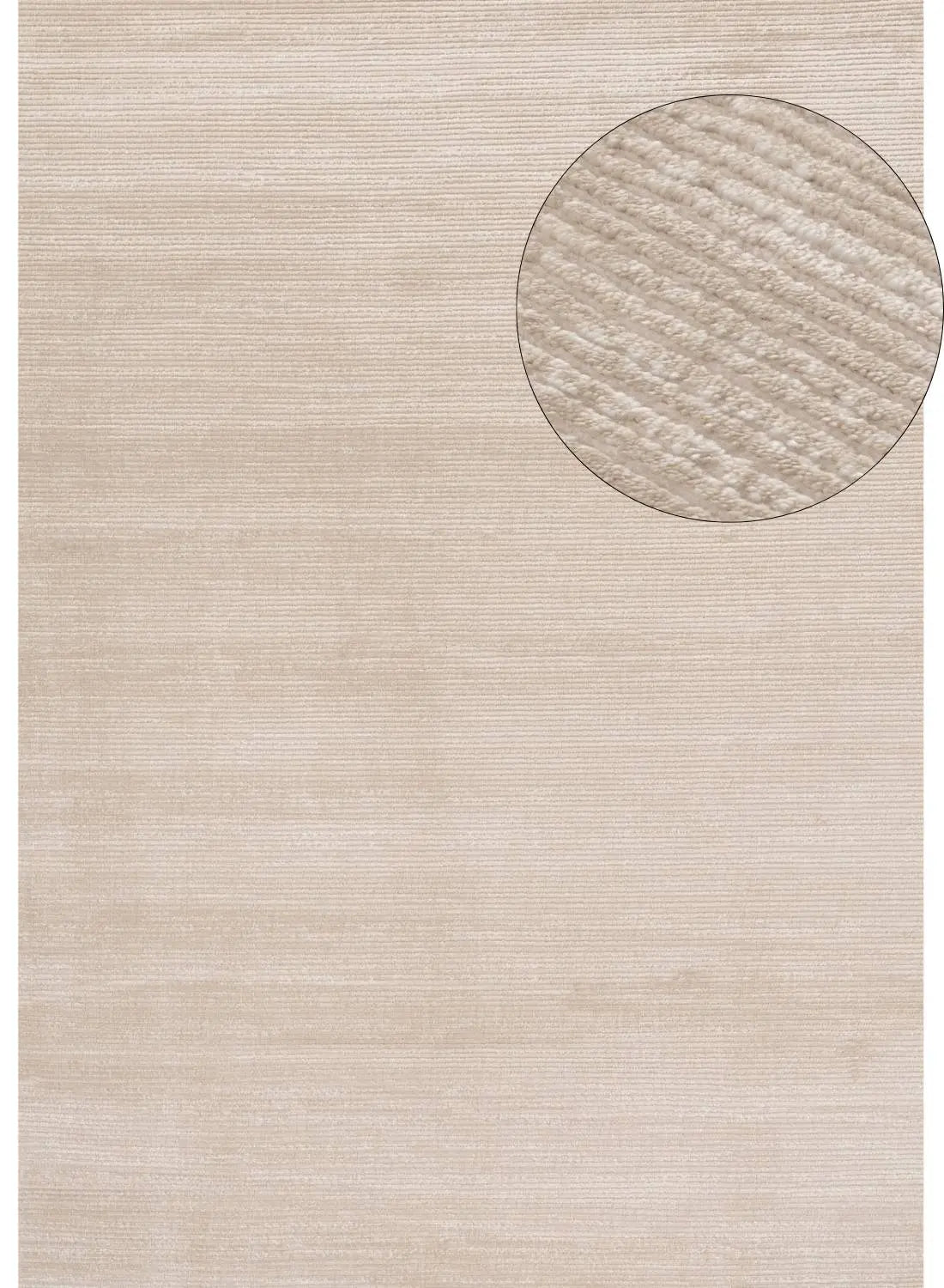 Carmel Beige-Cream Striped Rug | 6020 The Rugs