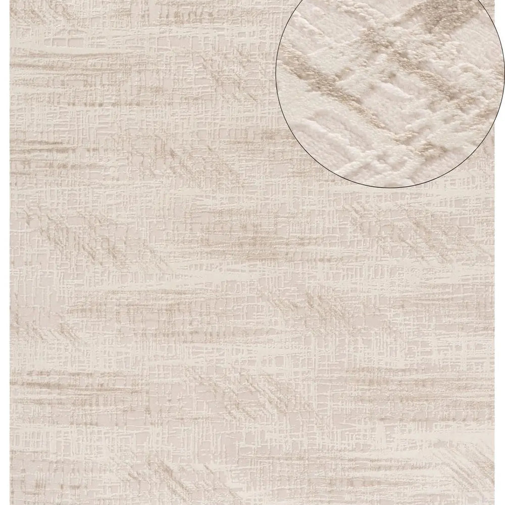 Carmel Cream-Beige Abstract Rug | 6030 The Rugs