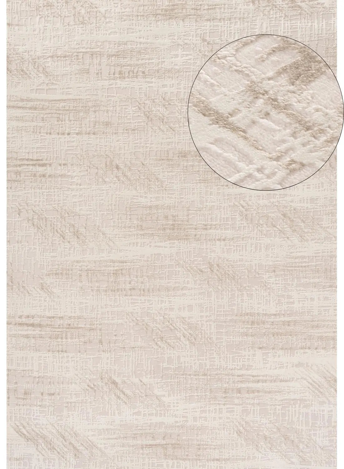 Carmel Cream-Beige Abstract Rug | 6030 The Rugs