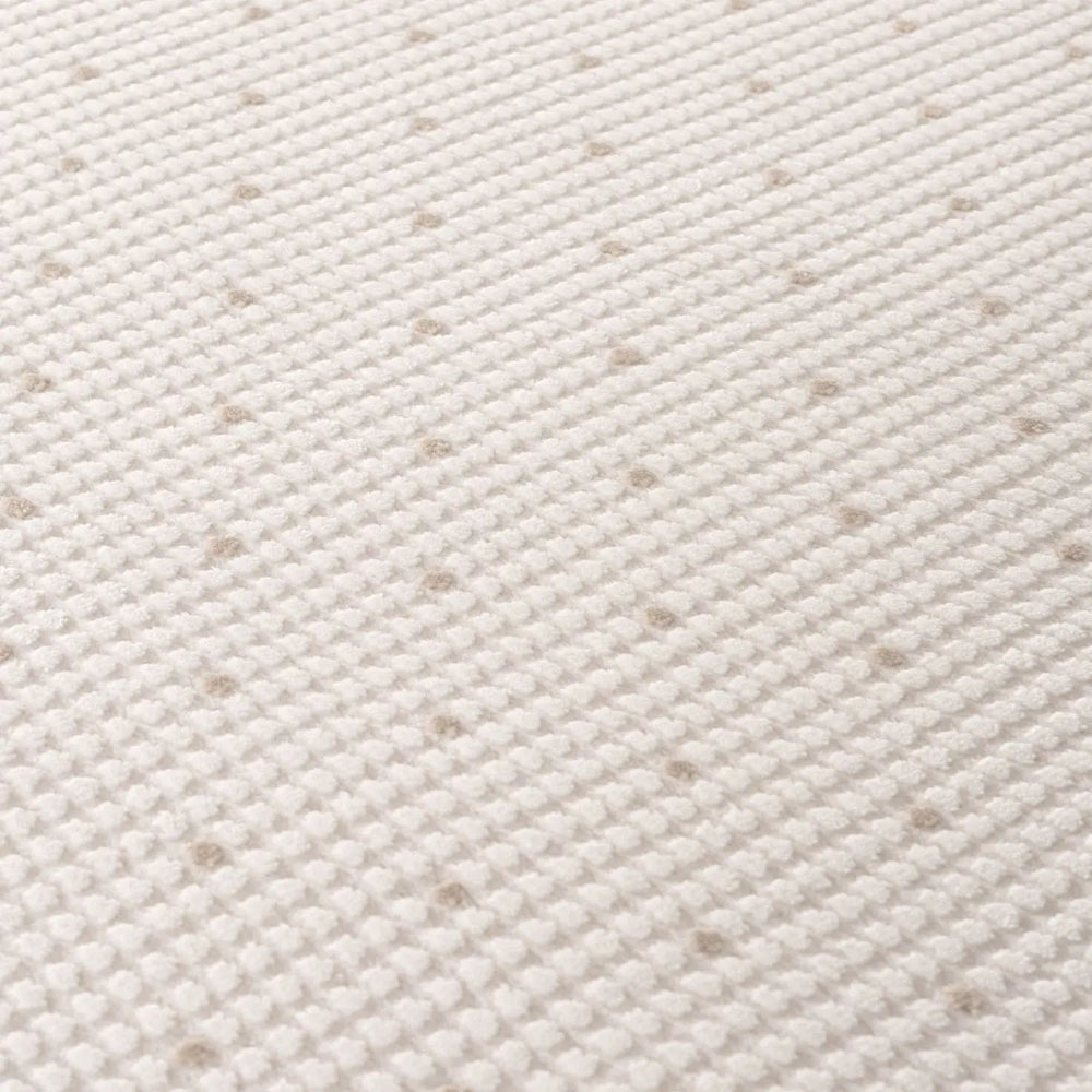 Carmel Cream-Beige Dots Rug | 6080 The Rugs