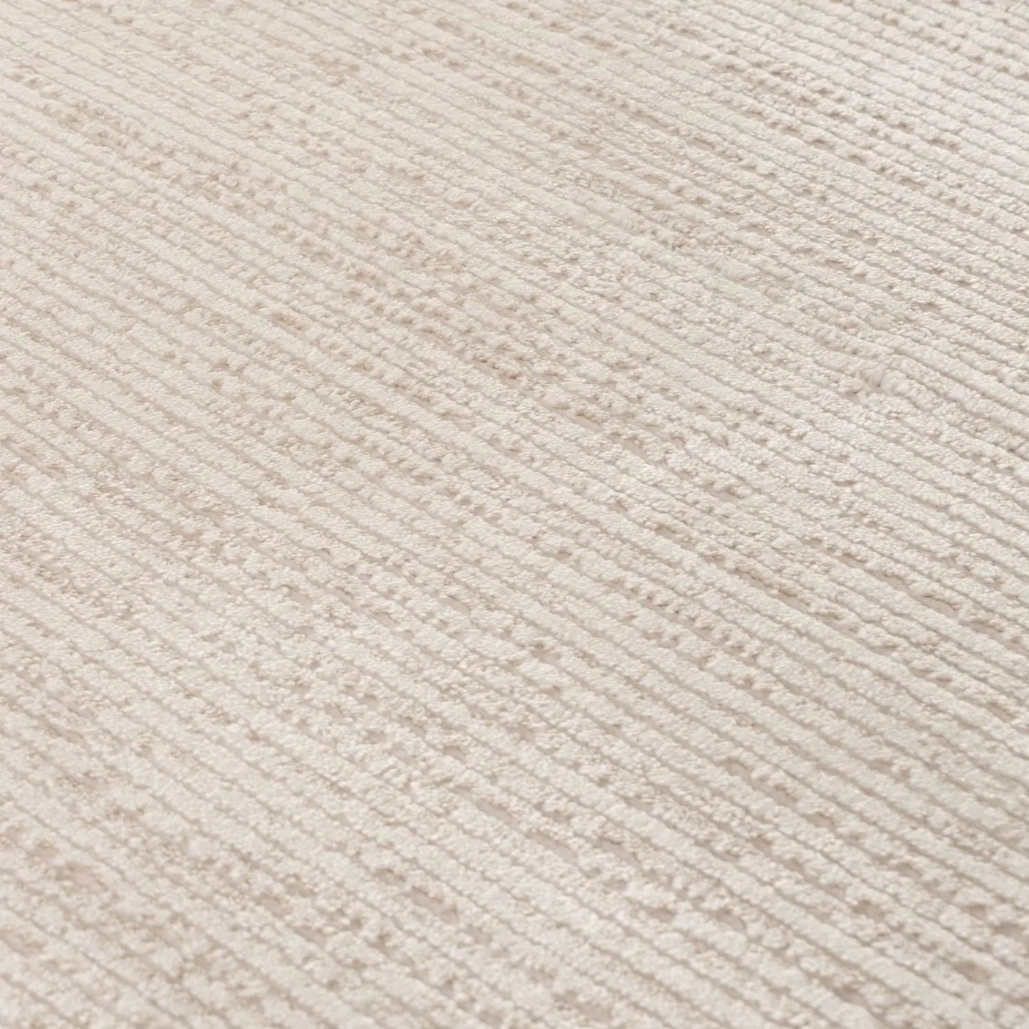 Carmel Cream-Beige Striped Rug | 6010 The Rugs