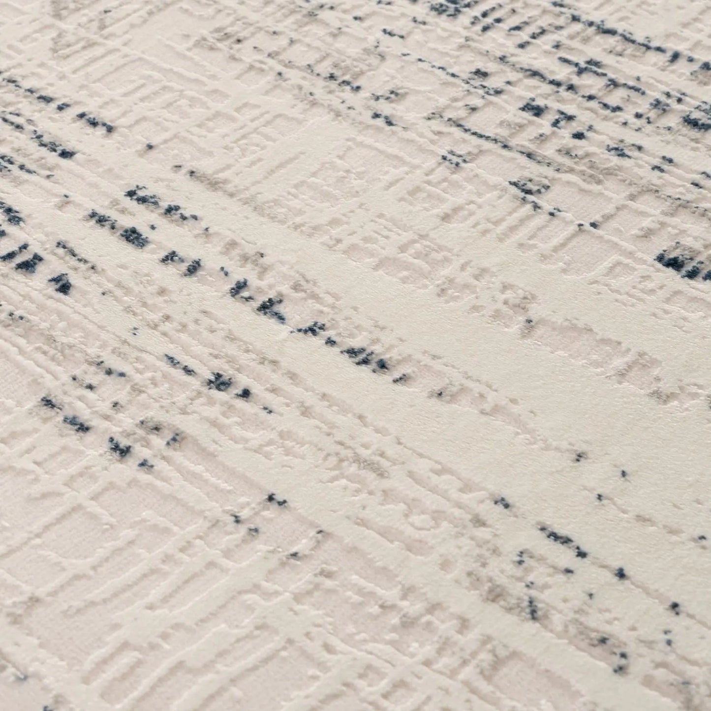 Carmel Cream-Blue Abstract Rug | 6030 The Rugs