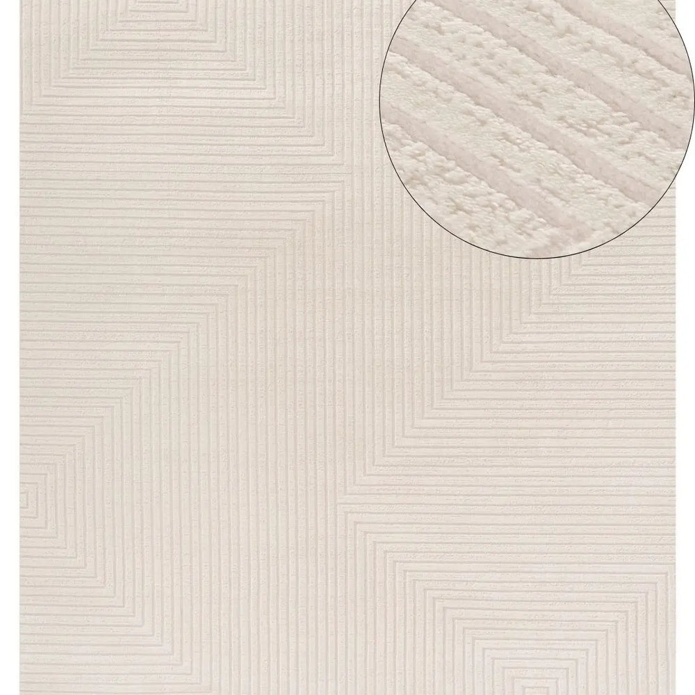 Carmel Cream Geometric Rug | 6040 The Rugs