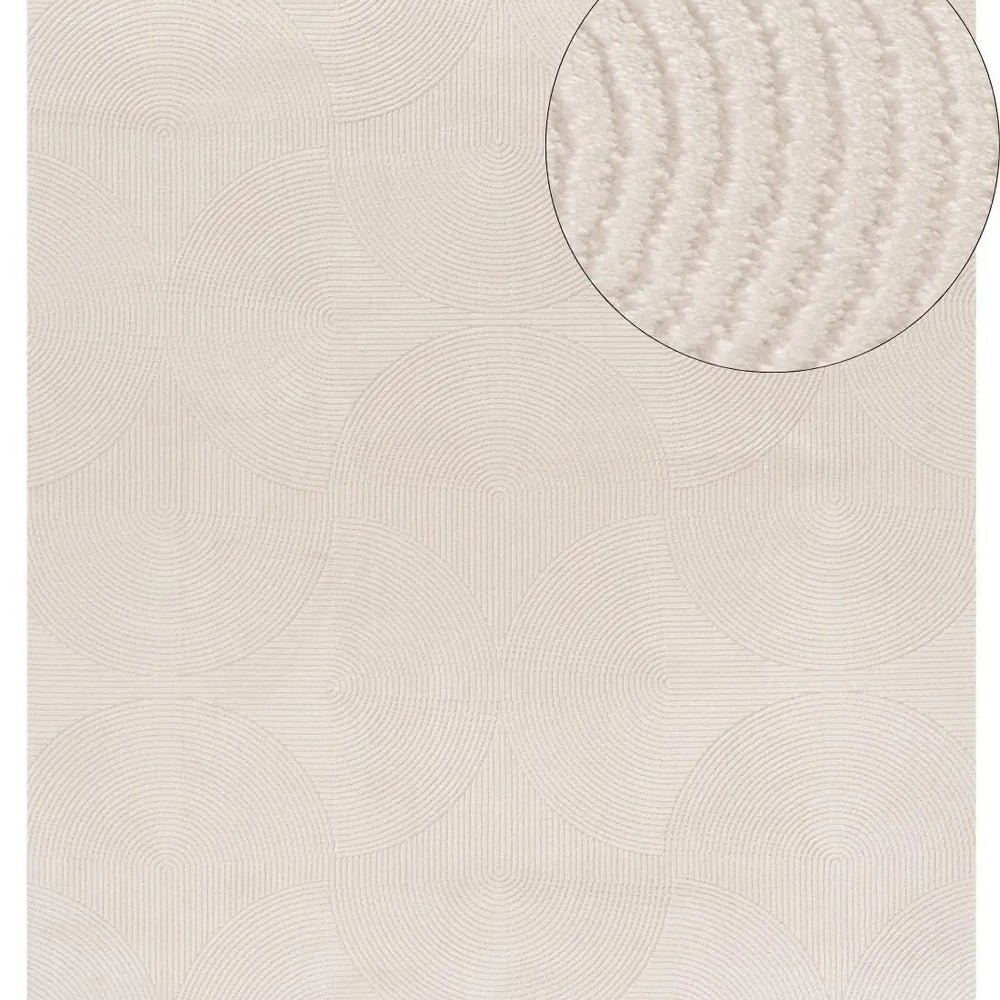 Carmel Cream Geometric Rug | 6070 The Rugs
