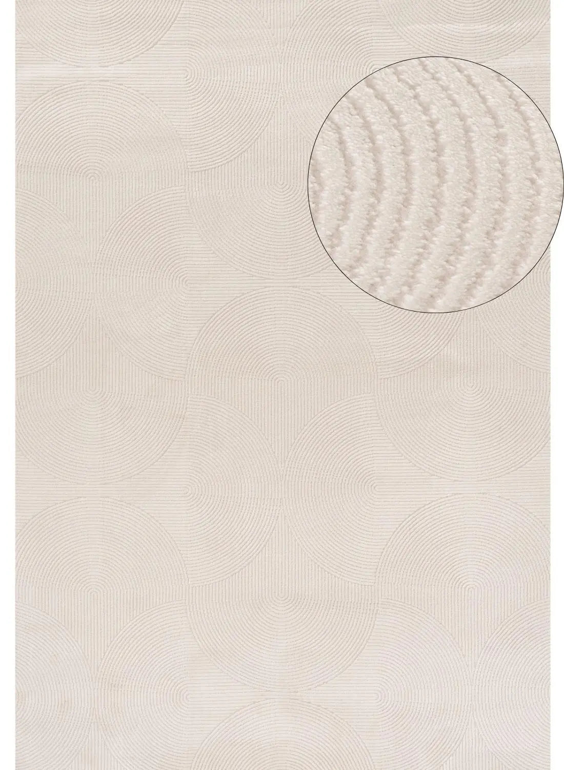 Carmel Cream Geometric Rug | 6070 The Rugs