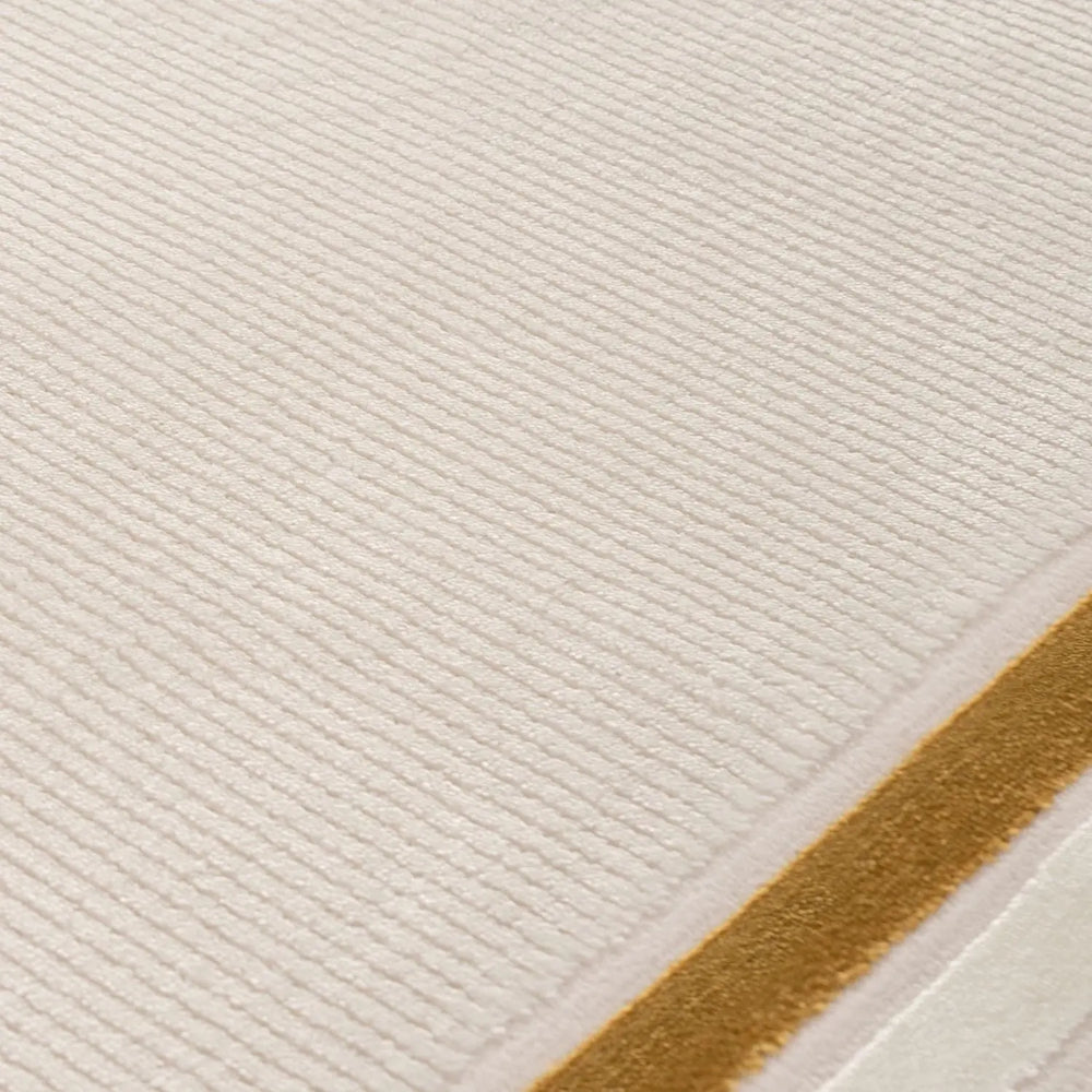 Carmel Cream-Gold Bordered Rug | 6060 The Rugs