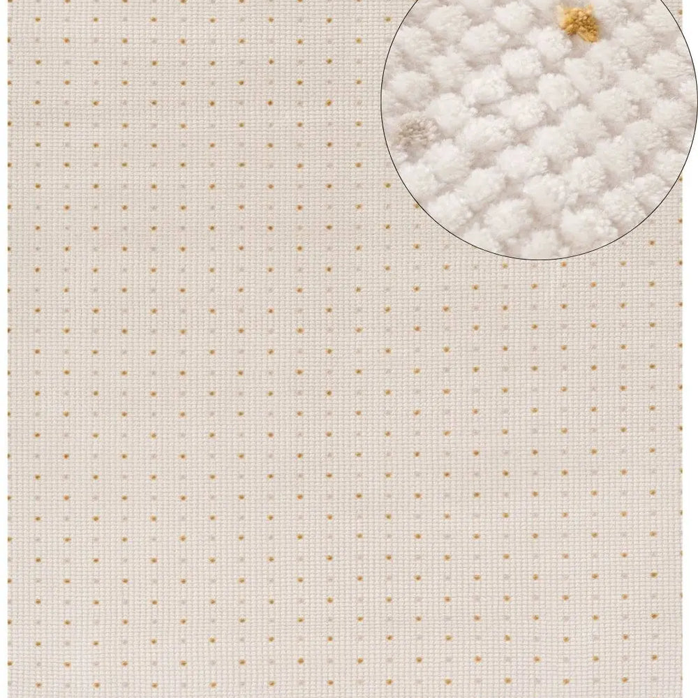 Carmel Cream-Gold Dots Rug | 6080 The Rugs