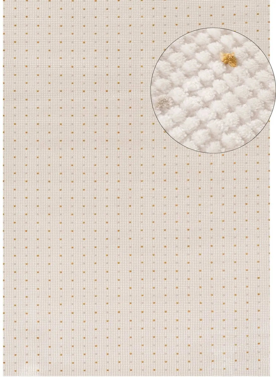 Carmel Cream-Gold Dots Rug | 6080 The Rugs