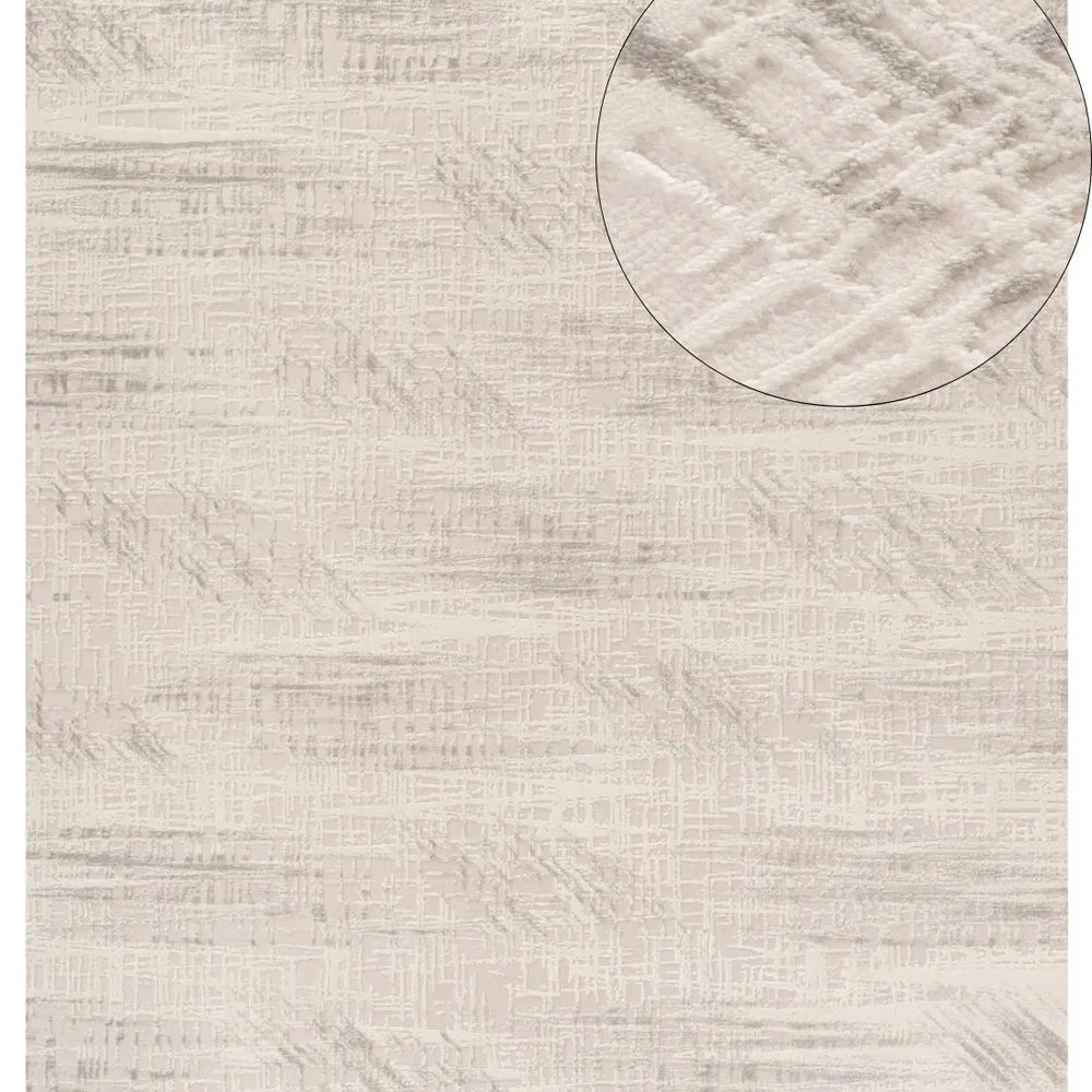 Carmel Cream-Grey Abstract Rug | 6030 The Rugs