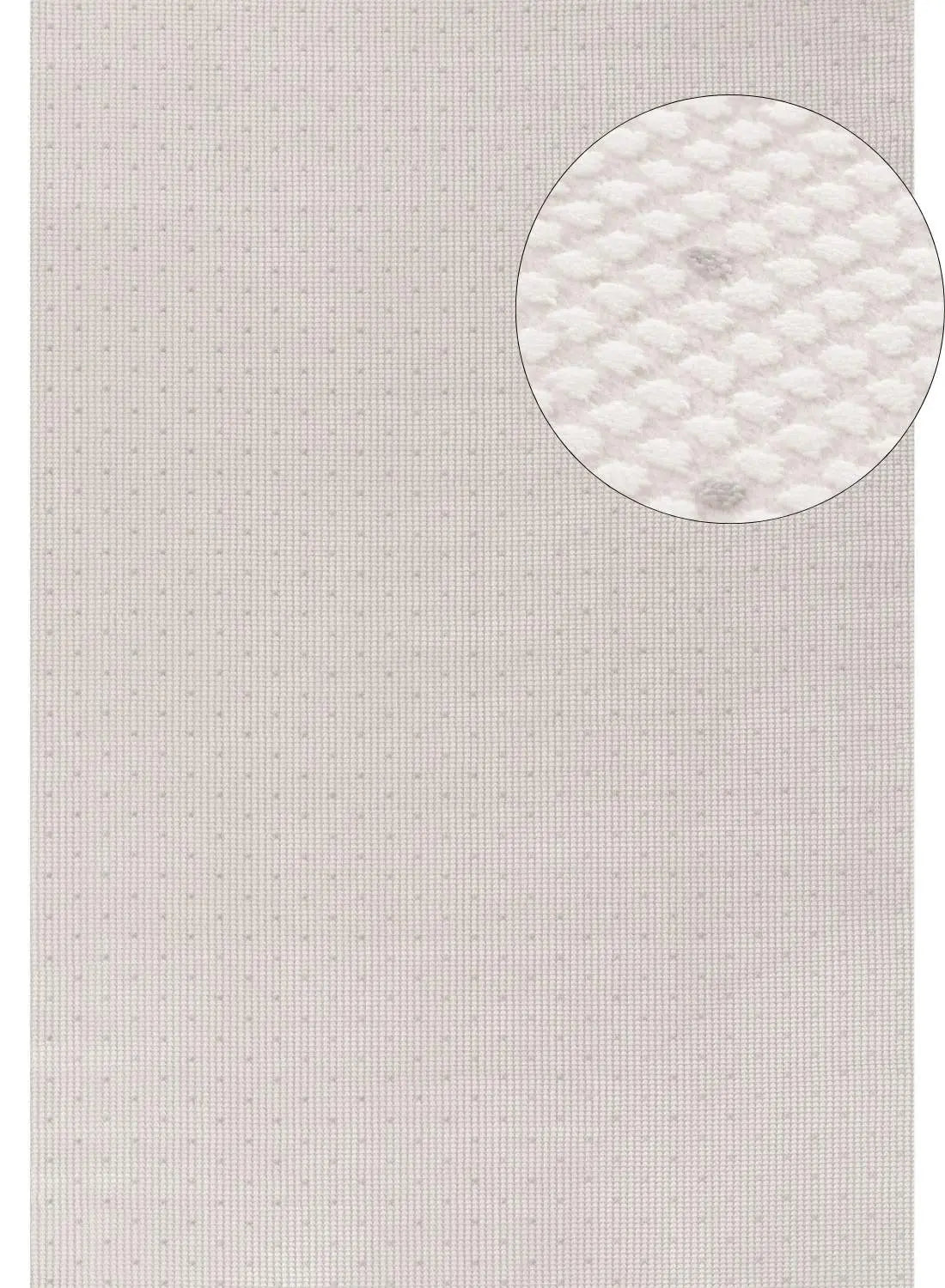Carmel Cream-Grey Dots Rug | 6080 The Rugs
