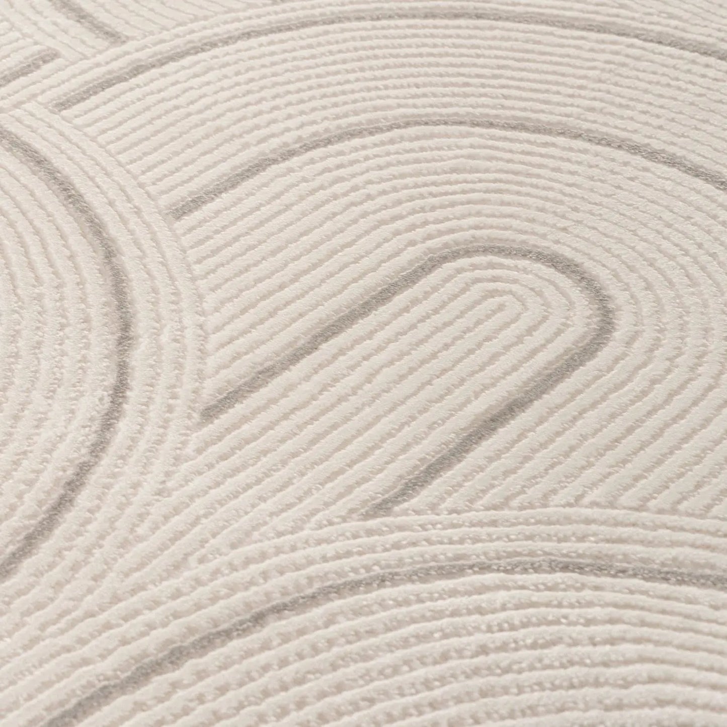 Carmel Cream-Grey Geometric Rug | 6070 The Rugs