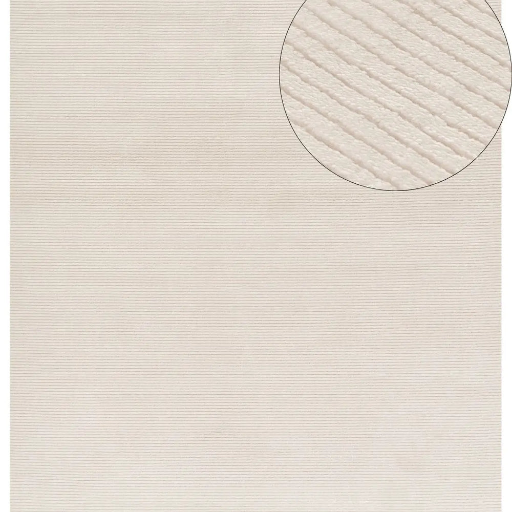 Carmel Cream Striped Rug | 6010 The Rugs