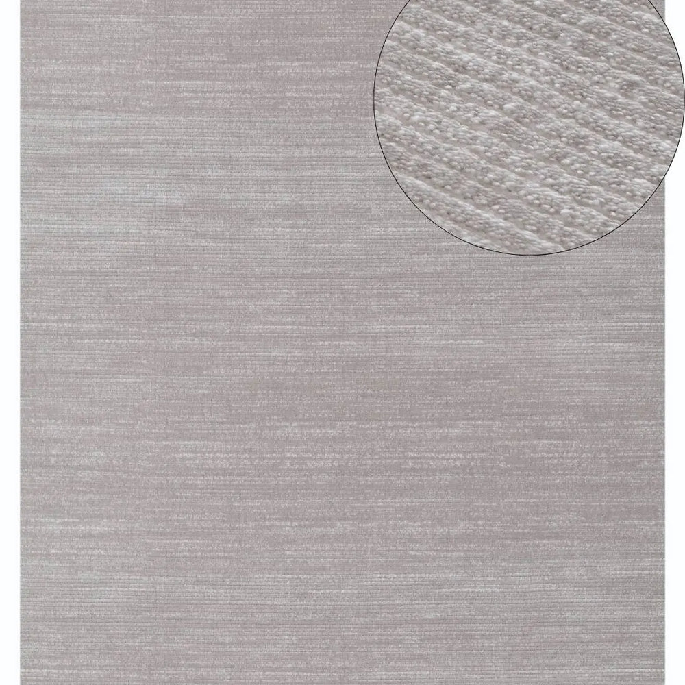 Carmel Grey-Cream Striped Rug | 6020 The Rugs