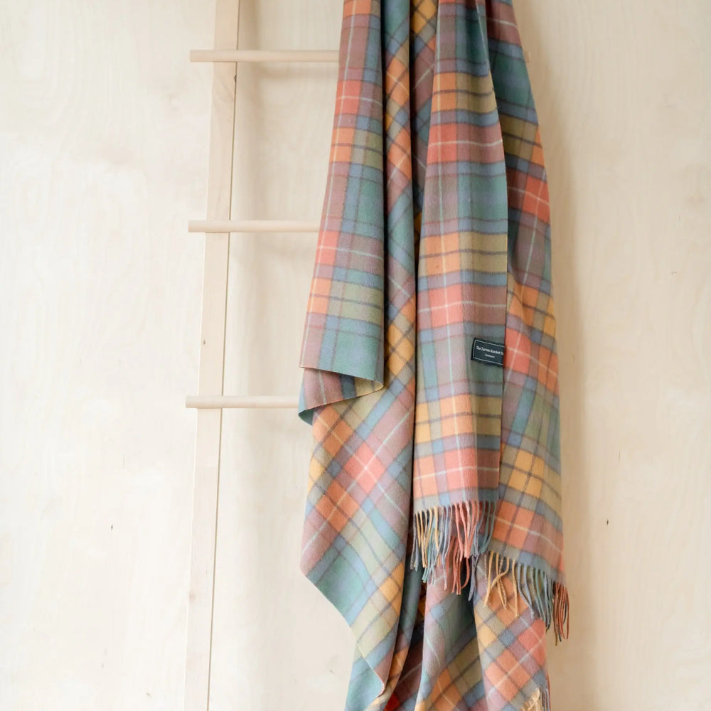 Cashmere Blanket in Buchanan Antique Tartan TartanBlanketCo