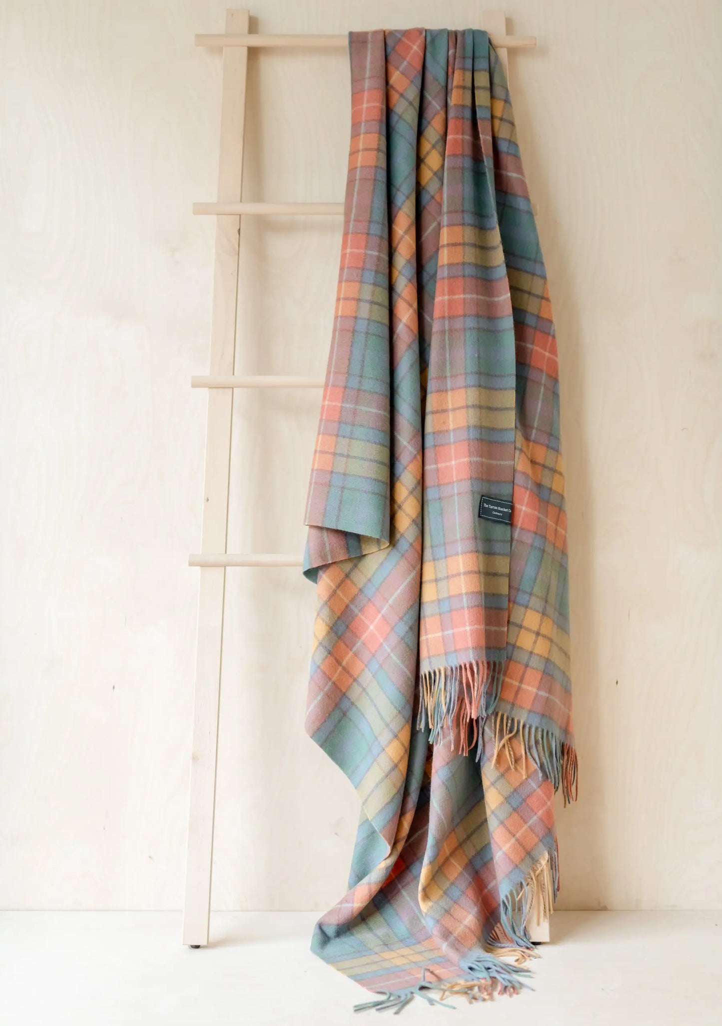 Cashmere Blanket in Buchanan Antique Tartan TartanBlanketCo