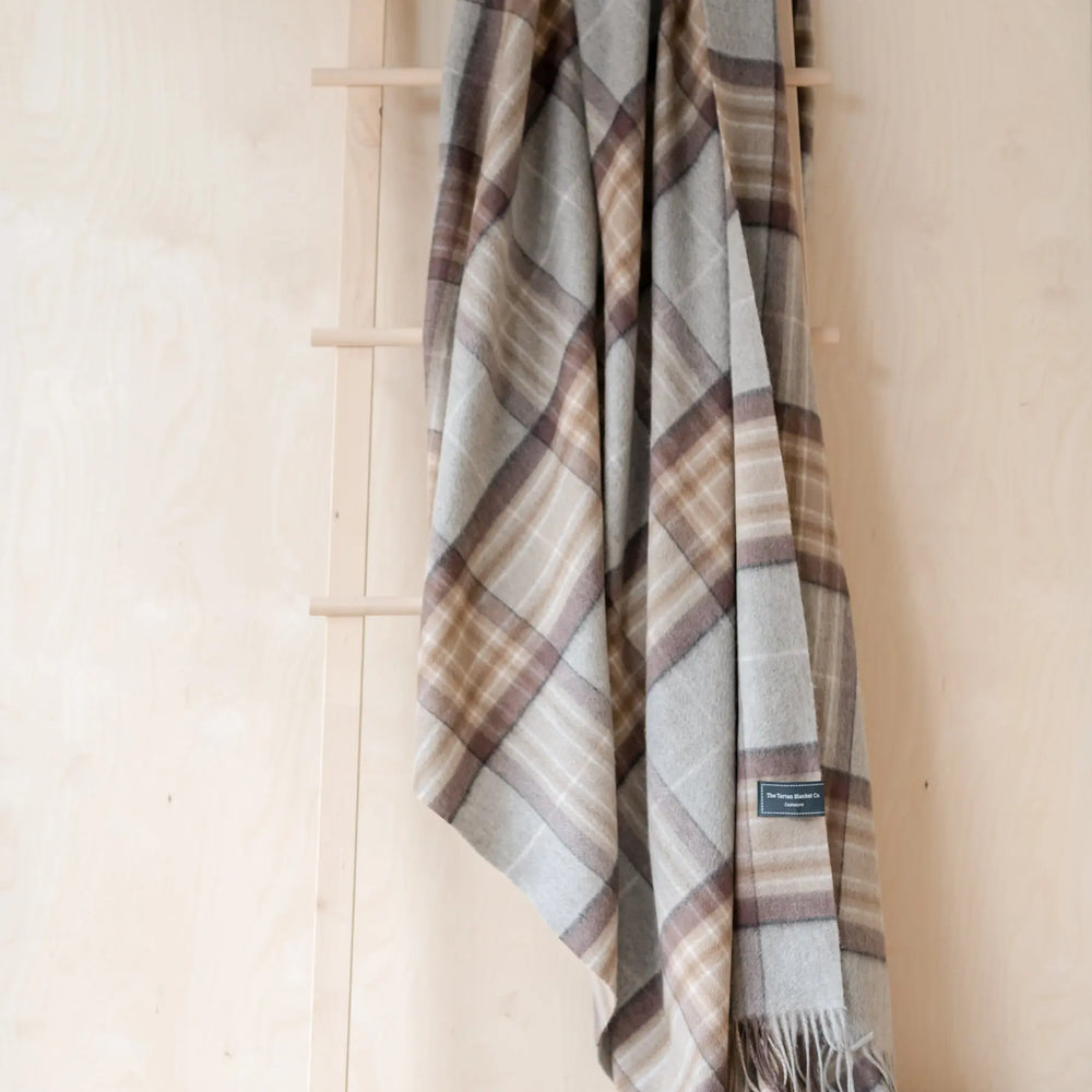 Cashmere Blanket in Mackellar Tartan TartanBlanketCo