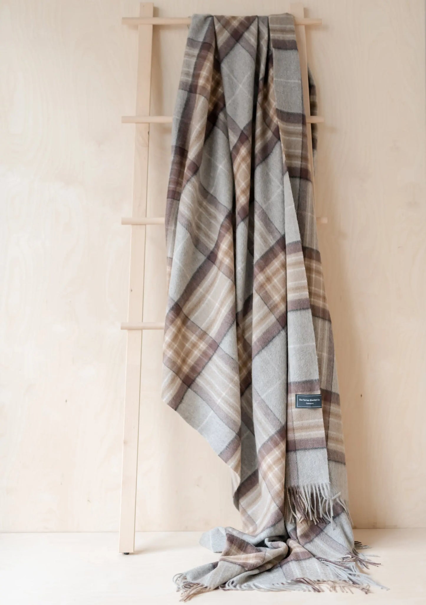 Cashmere Blanket in Mackellar Tartan TartanBlanketCo