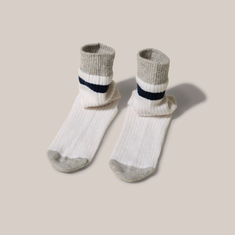 Cashmere Hospital Socks Buttermilk Tonic London