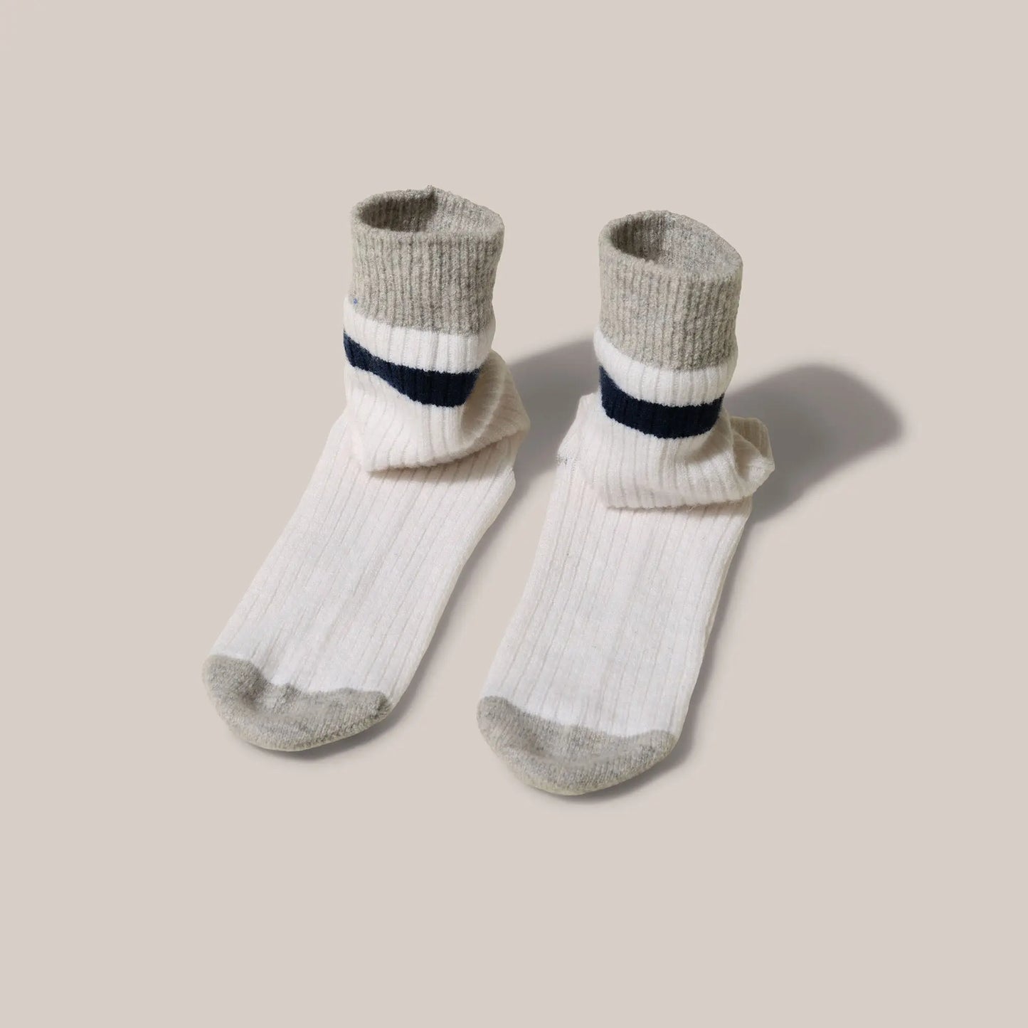 Cashmere Hospital Socks Buttermilk Tonic London
