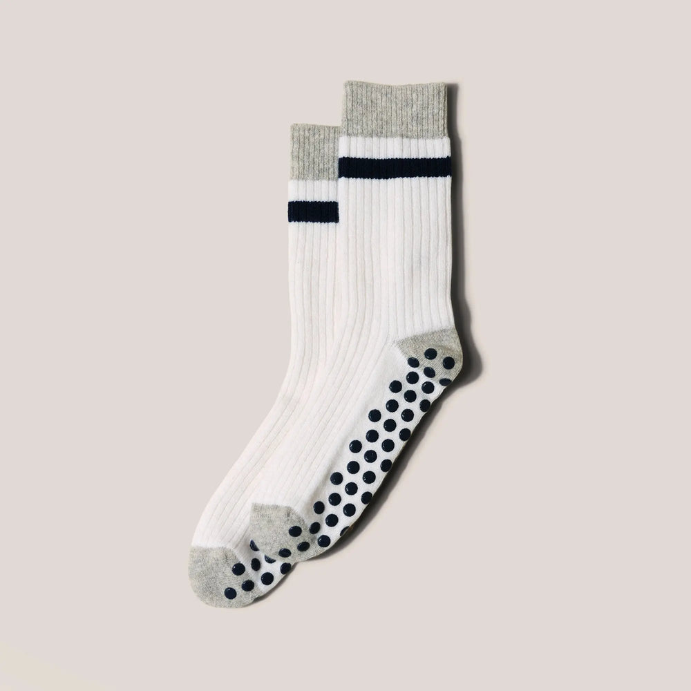 Cashmere Hospital Socks Buttermilk Tonic London
