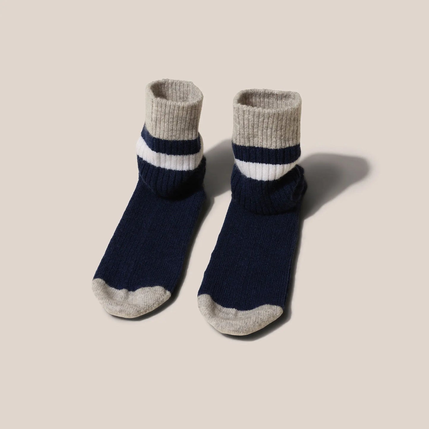 Cashmere Hospital Socks Navy Tonic London