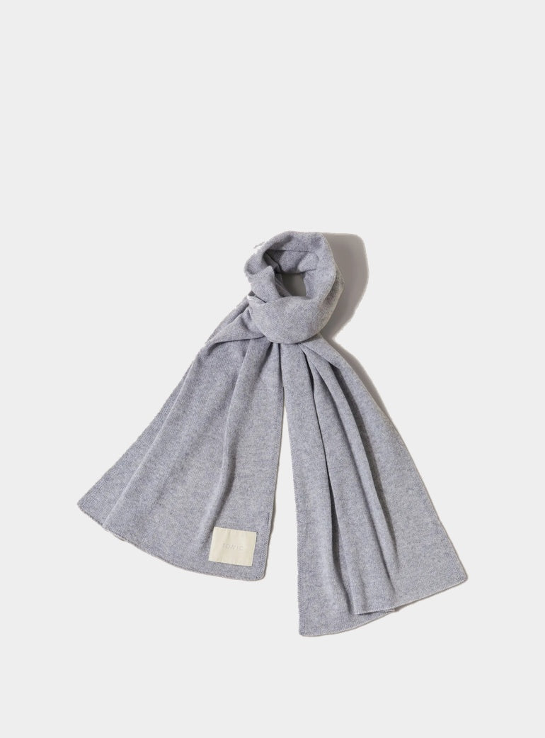 Cashmere Recuperation Scarf Grey Tonic London
