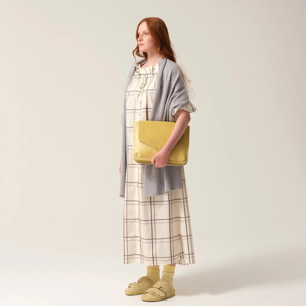 Cashmere Recuperation Scarf Grey Tonic London