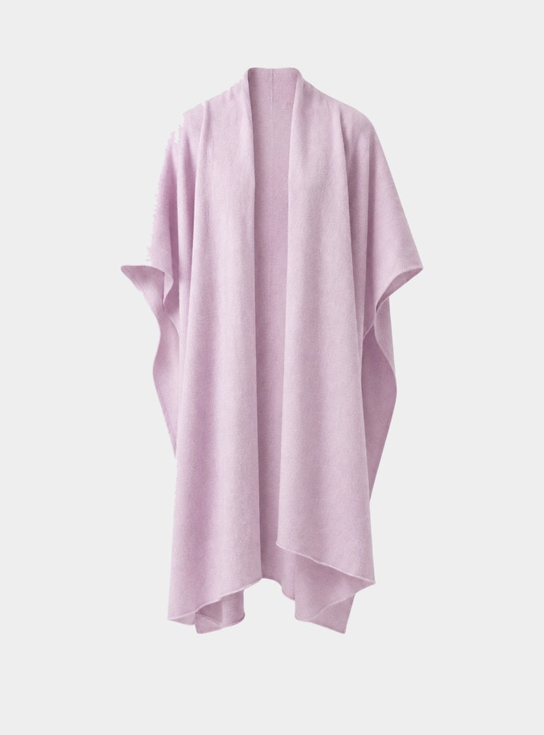 Cashmere Recuperation Shawl Lilac Tonic London