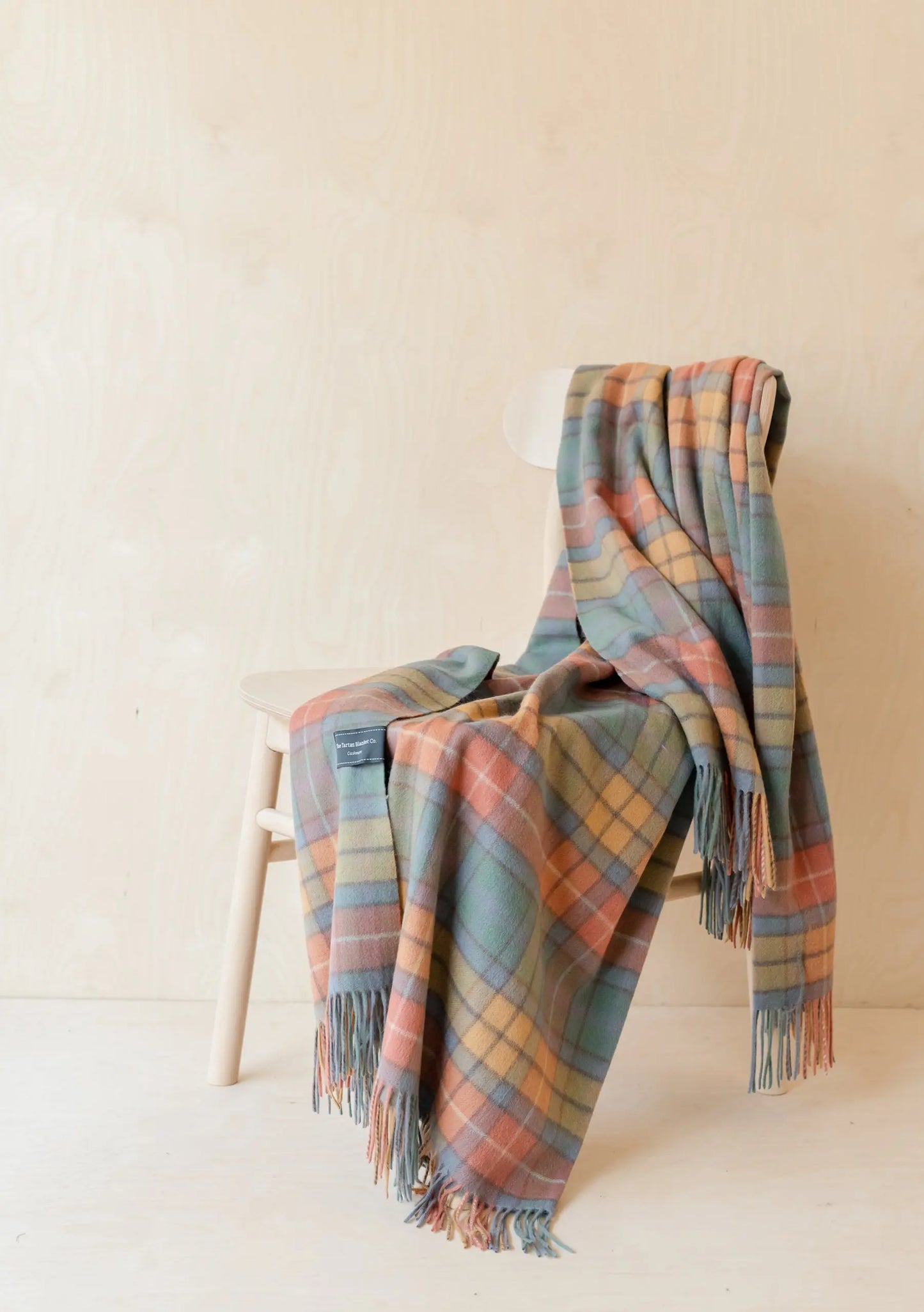 Cashmere Small Blanket in Buchanan Antique Tartan TartanBlanketCo