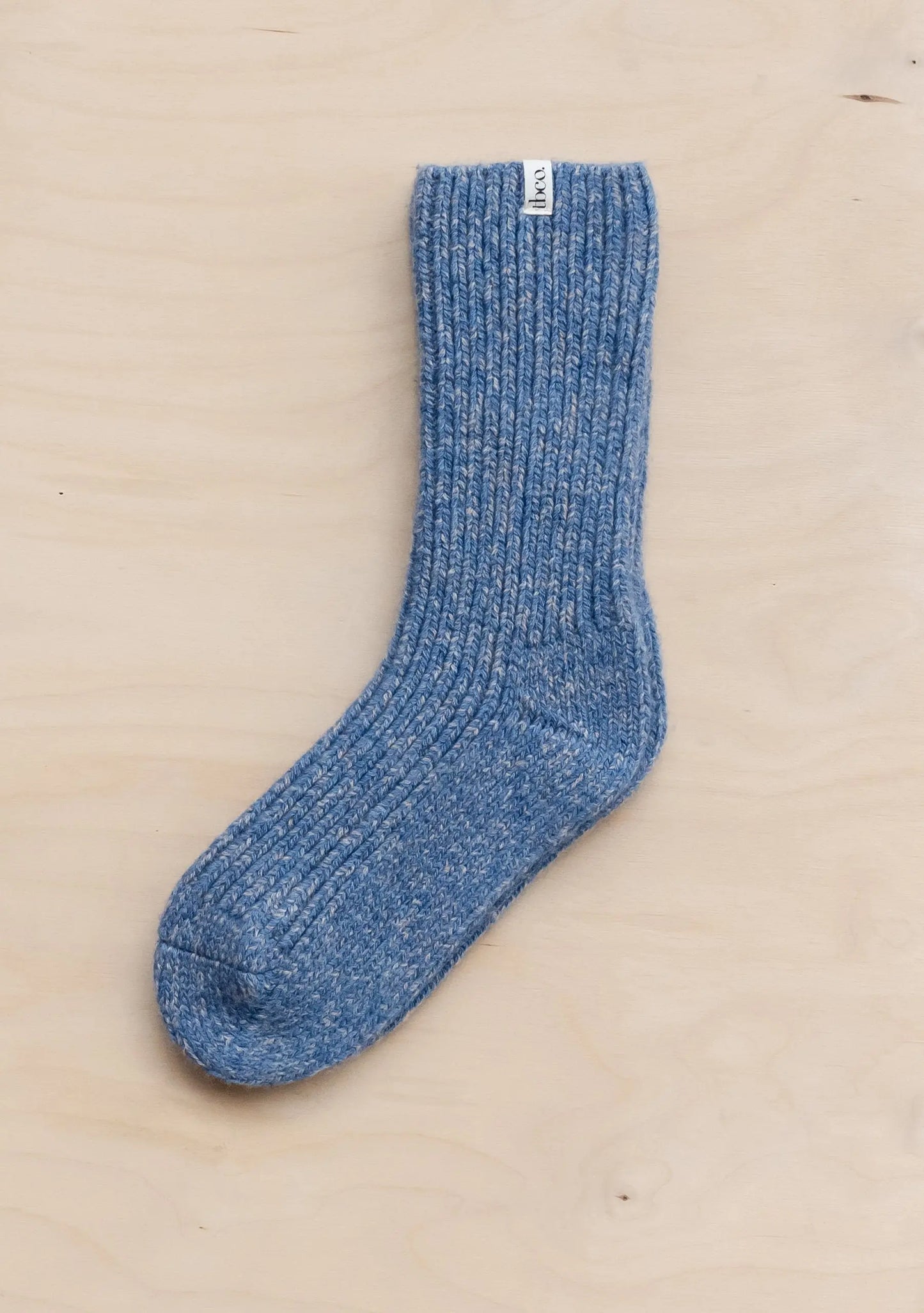 Cashmere & Merino Socks in Blue Fleck TartanBlanketCo