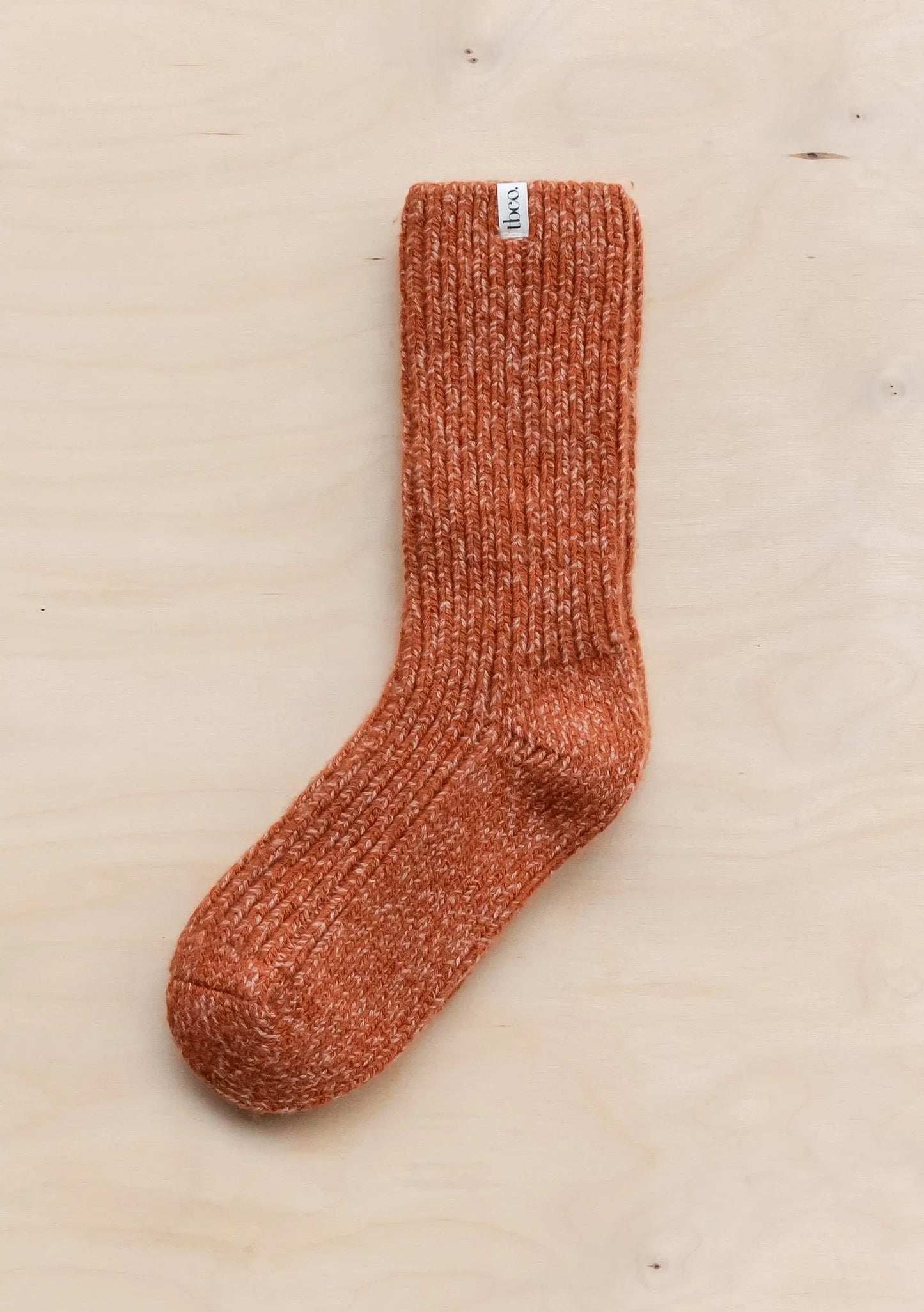 Cashmere & Merino Socks in Rust Fleck TartanBlanketCo