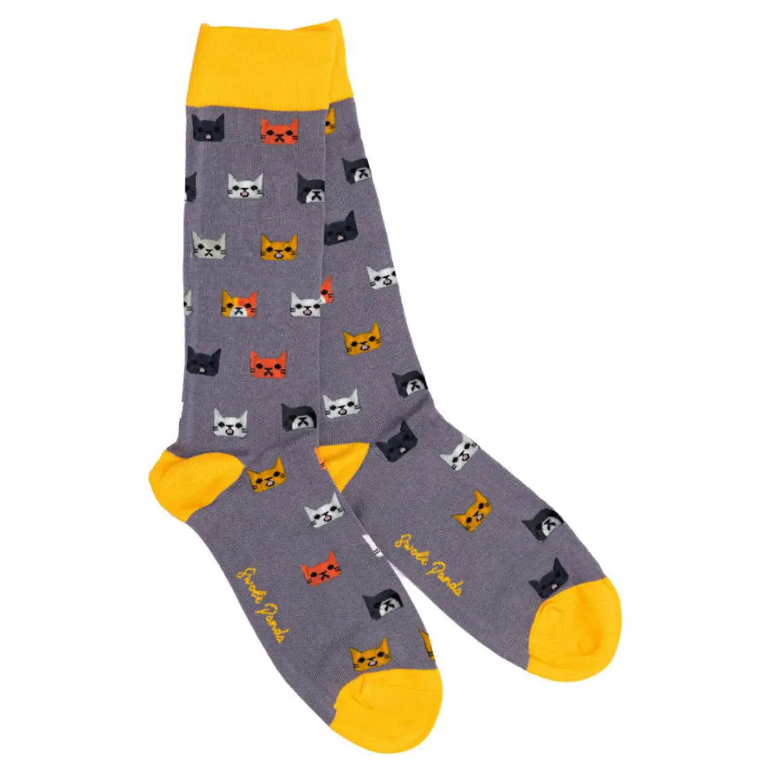 Cat Bamboo Socks Swole Panda