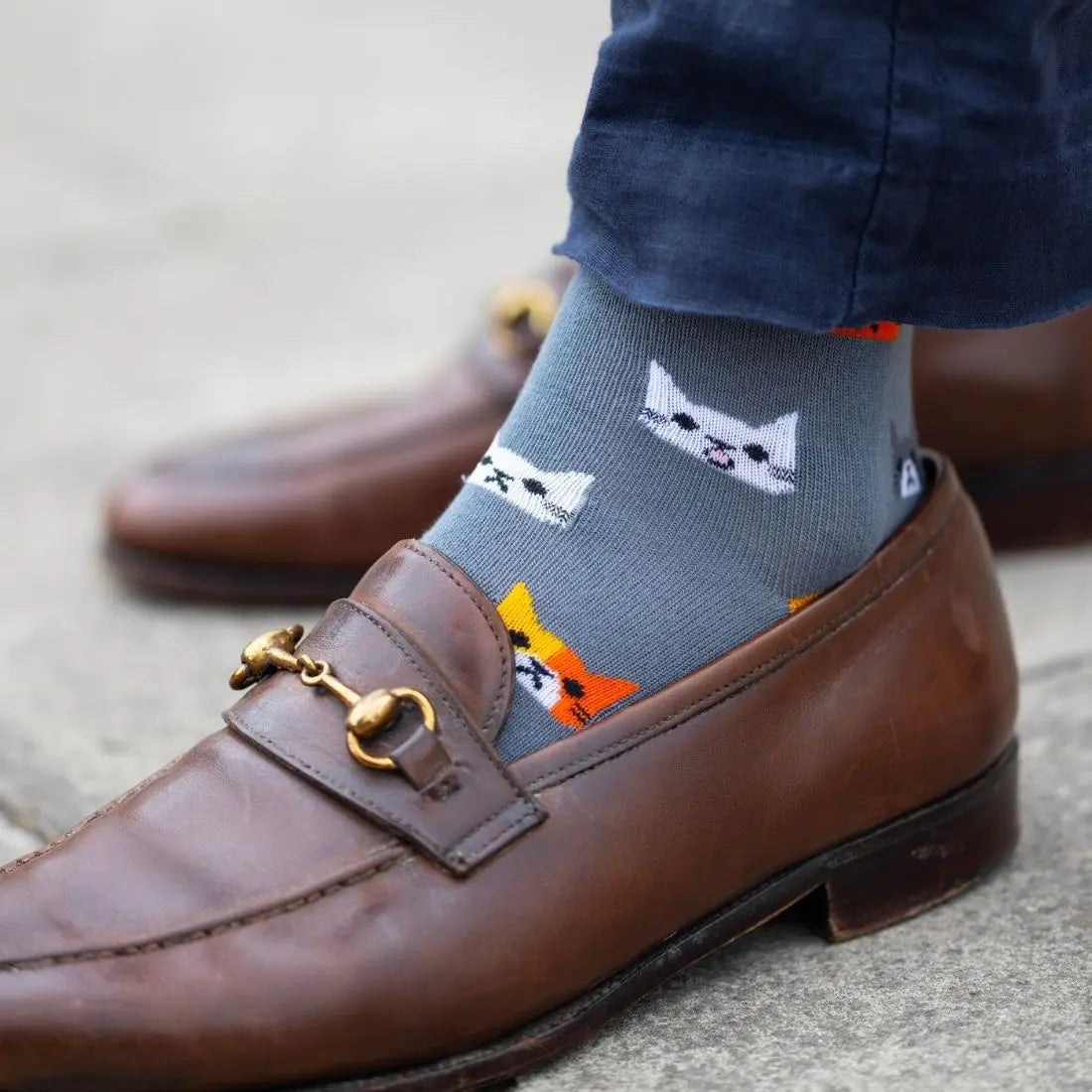 Cat Bamboo Socks Swole Panda