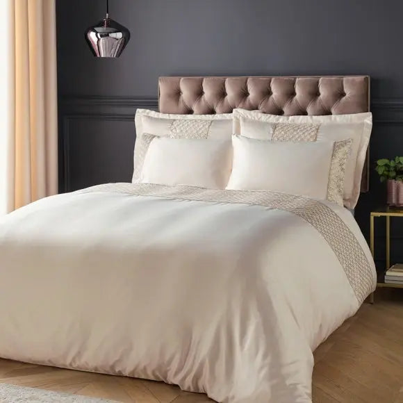Catherine Lansfield Deco Sequin Duvet Cover and Pillowcase Set Dunelm