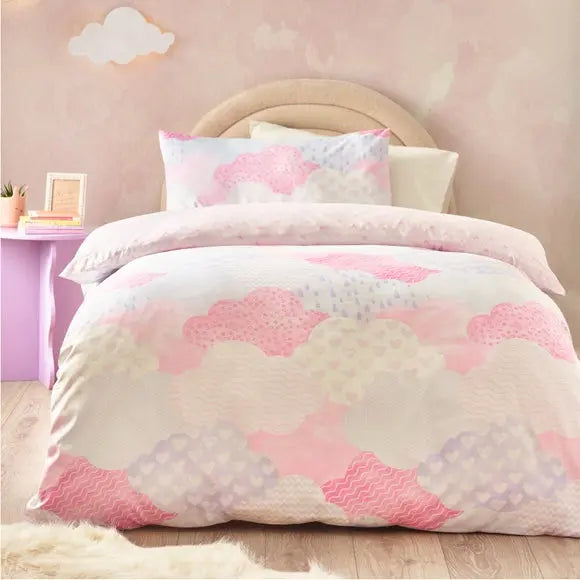 Catherine Lansfield Soft as a Cloud Duvet Cover & Pillowcase Set Dunelm