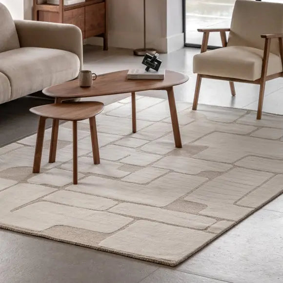 Cedar and Sage Pavia Tufted Graphic Rug Dunelm