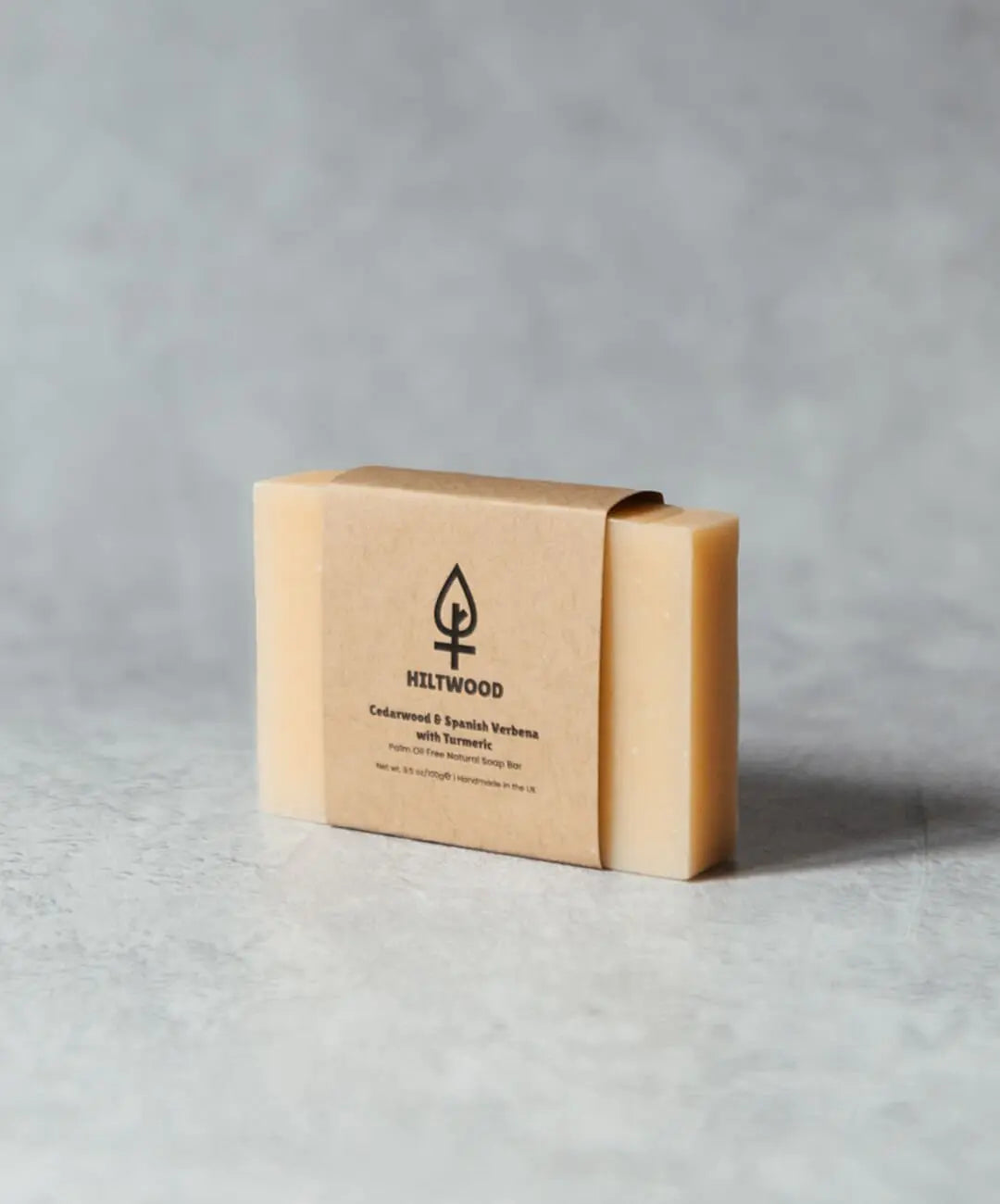 Cedarwood & Spanish Verbena with Turmeric Natural Soap Bar Hiltwood