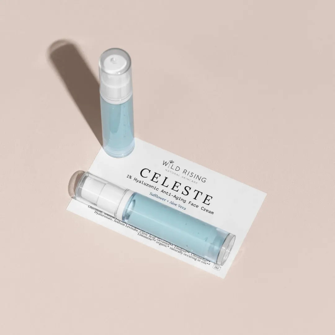 Celeste 1% Hyaluronic Face Cream Mini Wild Rising Skincare