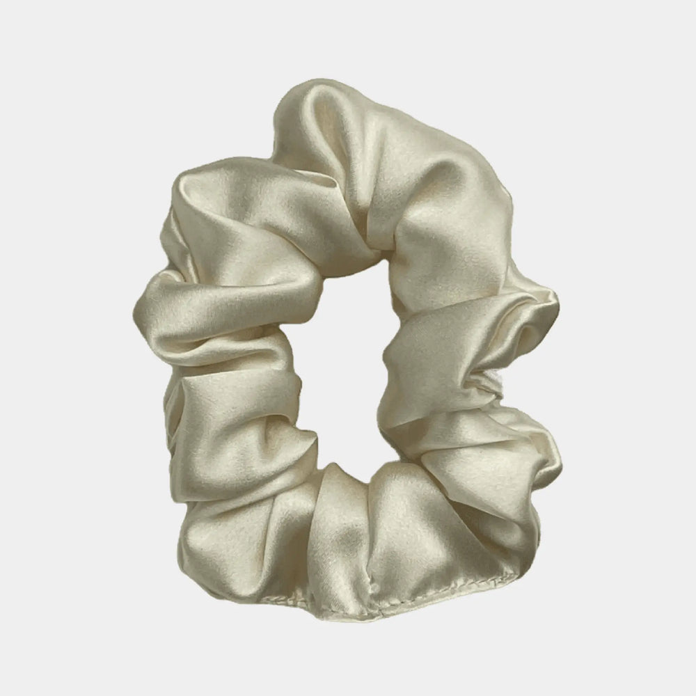 Champagne Silk Scrunchie - Regular DREAMSILK