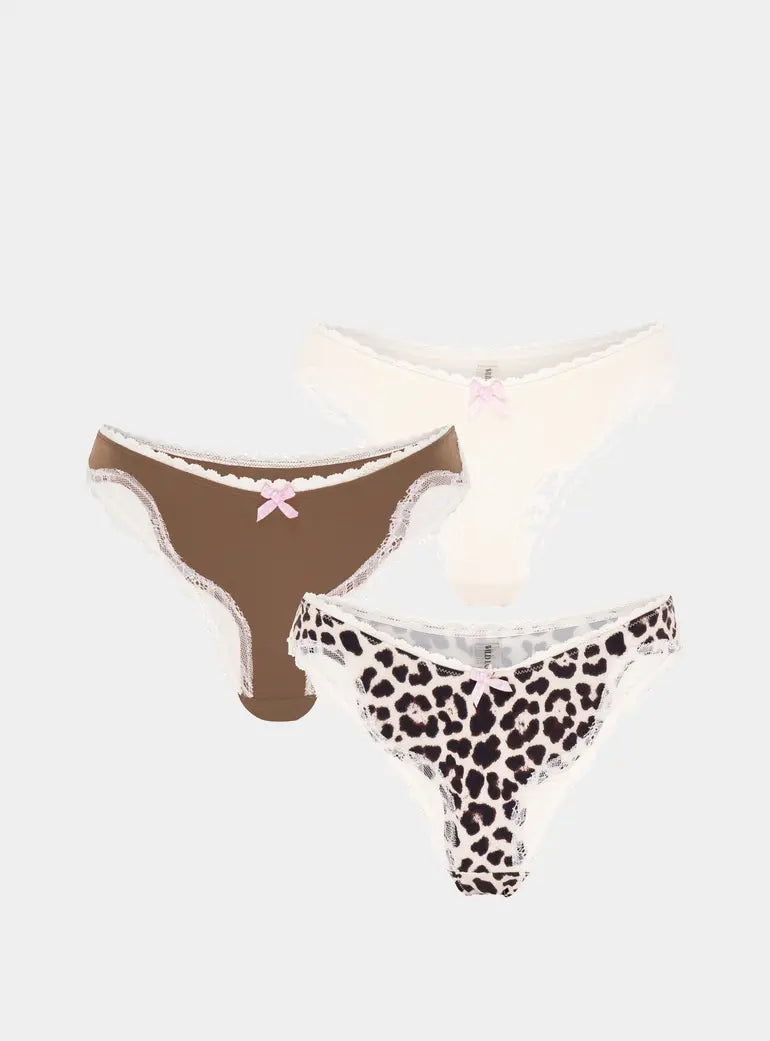 Chantal Briefs - Multipack Wild Lovers
