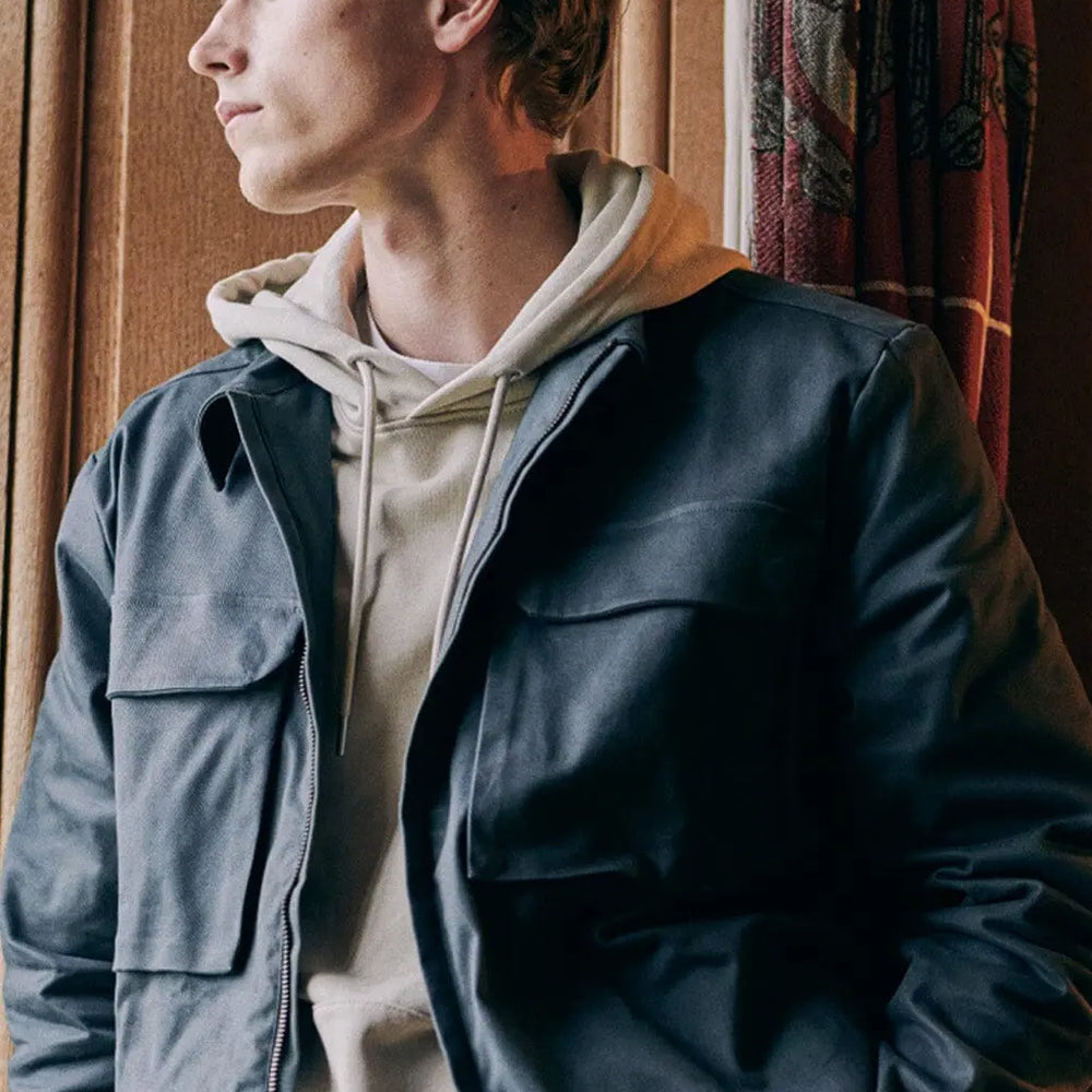 Charcoal Lund Lightweight Jacket Gandys