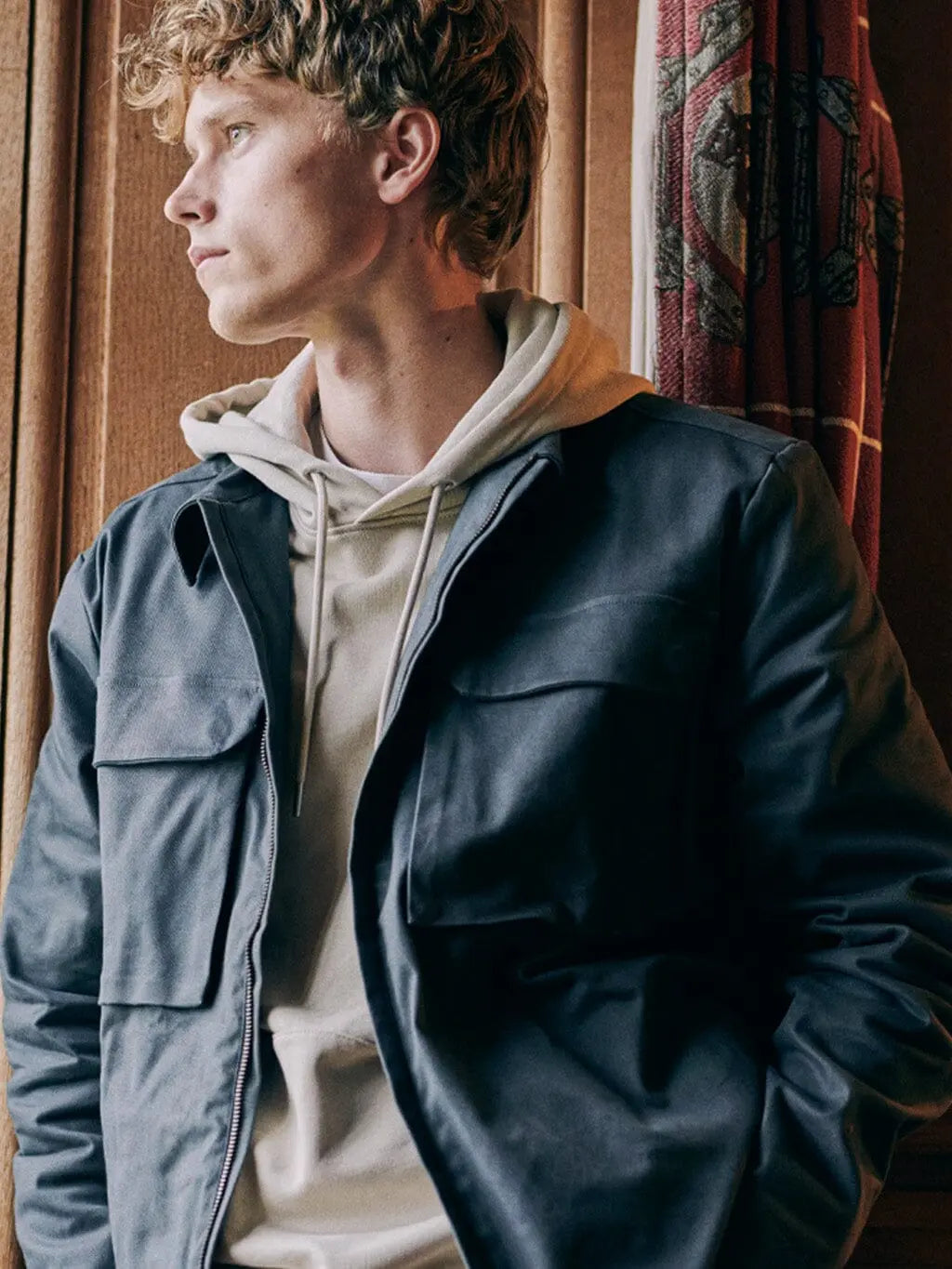 Charcoal Lund Lightweight Jacket Gandys