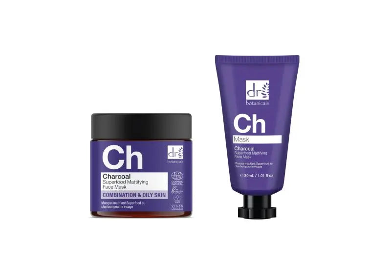 Charcoal Superfood Face Mask Duo Dr Botanicals