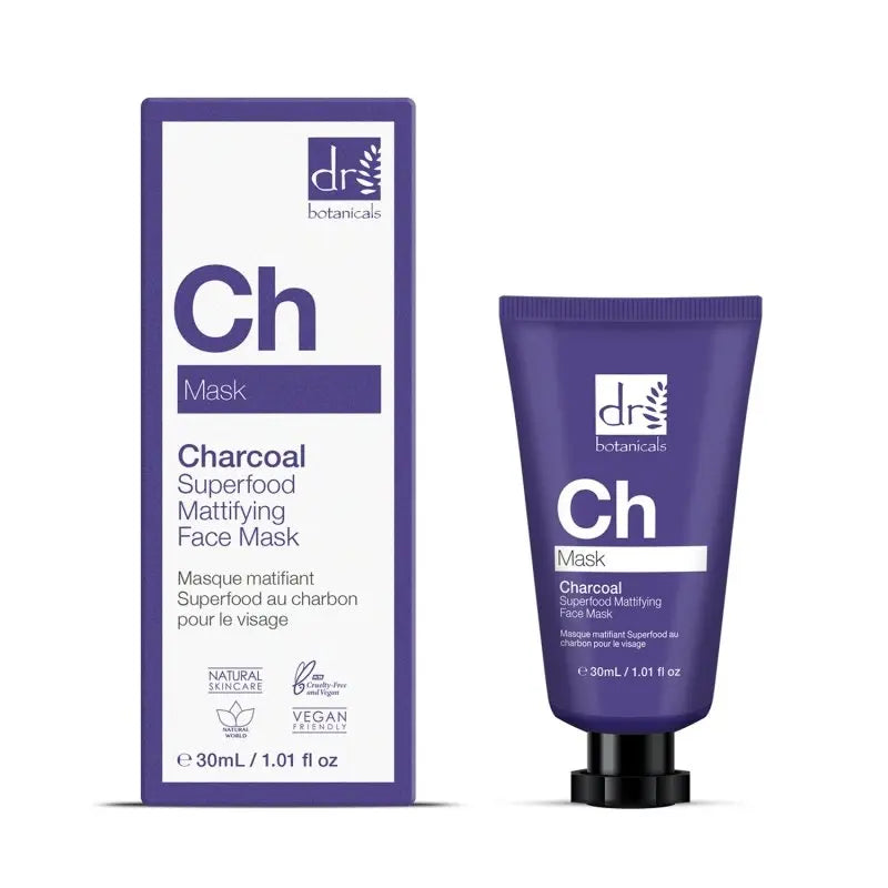 Charcoal Superfood Mattifying Face Mask Dr Botanicals